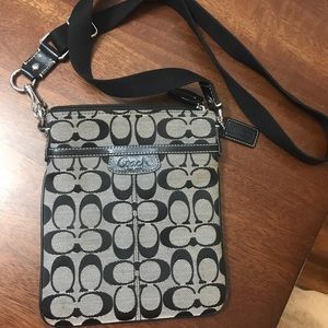 Black Coach Cross Body Purse